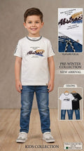 Abstract Feather Kids Summer Outfit | Pre-Winter Collection