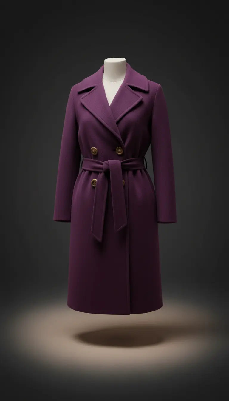 Wool Blend Kids Dress Coat